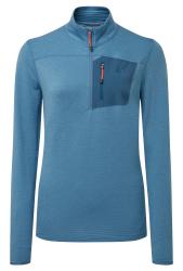 Fleece Mountain Equipment Lumiko Zip T Women's tellar Blue/Majolica Blue