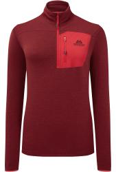 Fleece Mountain Equipment Lumiko Zip T Women's Rhubarb/Capsicum