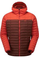 Zateplen bunda Mountain Equipment Particle Hooded Jacket Men's Fired Brick/Cardinal