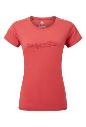 MOUNTAIN EQUIPMENT Headpoint Skyline T-shirt Women's Rosewood