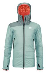 Zateplen bunda Ortovox Swisswool Zinal Jacket Women's Ice Waterfall