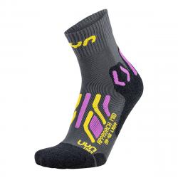 ponoky UYN TREKKING APPROACH MID SOCKS LADY G190 GREY/YELLOW