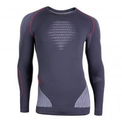 termo triko UYN EVOLUTYON MAN UW SHIRT LS G974 CHARCOAL/WHITE/RED