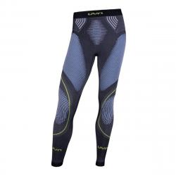 termo nohavice UYN EVOLUTYON MAN UW PANT LONG MELANGE G976 ANTHRACITE MELANGE/BLUE/YELLOW