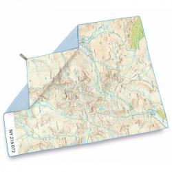 uterk LIFEVENTURE SOFTFIBRE OS MAP TOWEL SCAFELL PIKE