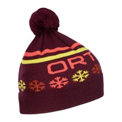 Nordic Knit Beanie Dark Wine Onesize