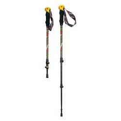 paliky ROCK EXPERIENCE TREKKING POLE 2.0 ALU POLES CAVIAR/OLD GOLD