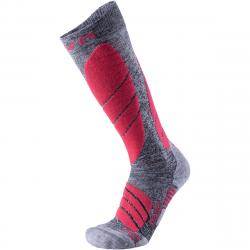 ponoky UYN SKI LADY PRO RACE SOCKS G767 GREY MELANGE/TURQUOISE