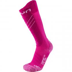 ponoky UYN SKI LADY COMFORT FIT SOCKS P075 PINK/WHITE