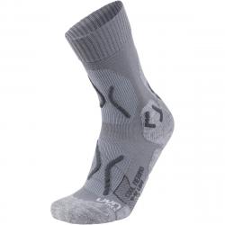 ponoky UYN TREKKING LADY COOL MERINO SOCKS J001 LIGHT GREY MELANGE/PEARL GREY