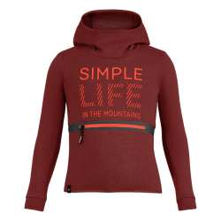 mikina SALEWA SIMPLE LIFE DRY K HOODY SYRAH