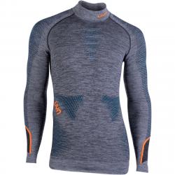 termo triko UYN AMBITYON MAN UW SHIRT LS MELANGE TURTLENECK B456 BLACK MELANGE/ATLANTIC/O