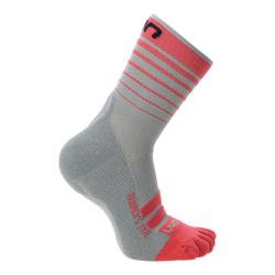 pprstov ponoky UYN RUNNER'S FIVE SOCKS WOMAN LIGHT GREY/PINK