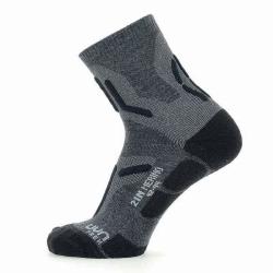 ponoky UYN TREKKING 2IN MERINO SOCKS MAN MID GREY/BLACK