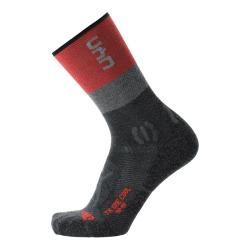 ponoky UYN TREKKING ONE COOL SOCKS WOMAN ANTHRACITE/RED