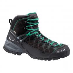 topnky SALEWA WS ALP TRAINER MID GTX 0969 BLACK OUT/AGATA